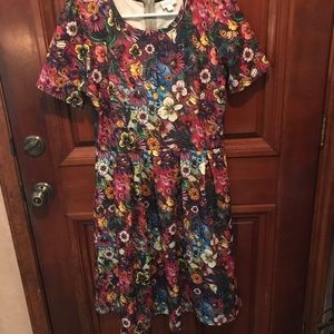 LULaRoe Amelia Dress Sz XL